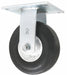 Plate Caster Rigid Rubber 7 3/8 H