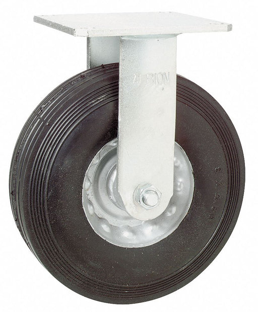 Plate Caster Rigid Rubber 10 H