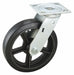 Plate Caster Swivel Rubber 9 1/2 H