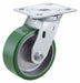 Plate Caster Swivel Polyurethane 6 1/2 H