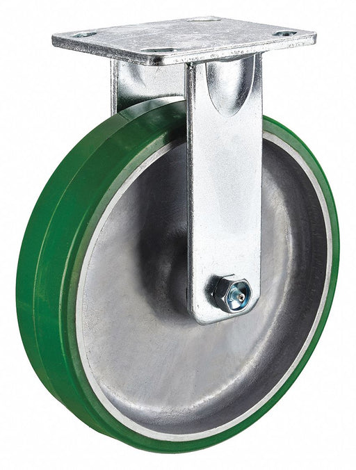 Plate Caster Rigid Polyurethane 7 1/4 H
