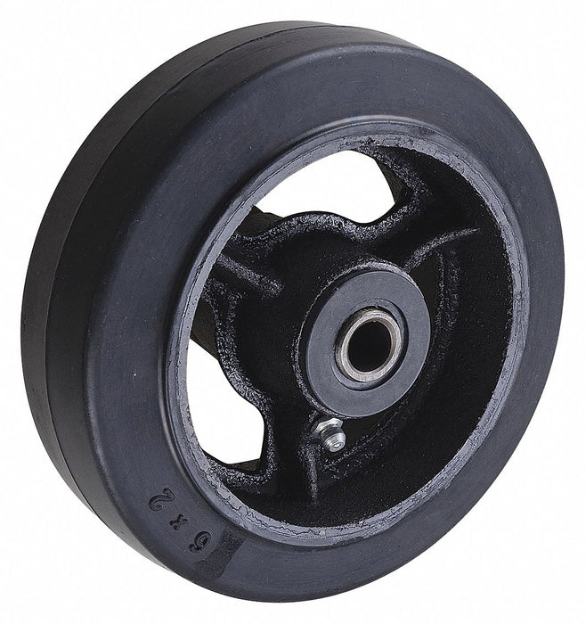 Caster Wheel 6 dia 500 lb Black