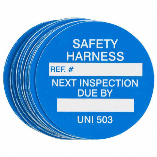 Tag White/Blue Polyester PK100