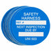 Tag White/Blue Polyester PK100