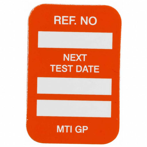 Tag White/Red 1-3/4inH 1-1/4inW PK100