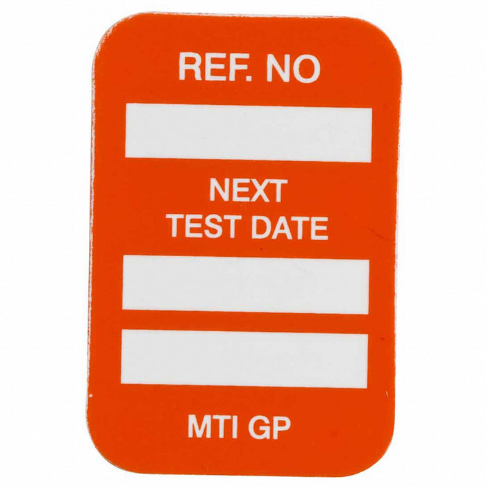 Tag White/Red 1-3/4inH 1-1/4inW PK100