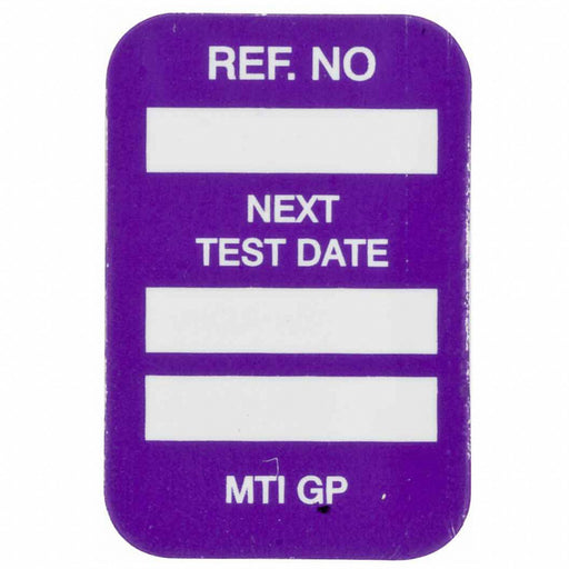 TagInsert White/Purple 1-3/4inH PK100