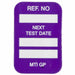 TagInsert White/Purple 1-3/4inH PK100