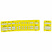 Tag Black/Yellow 1-3/4inH 1-1/4inW PK100