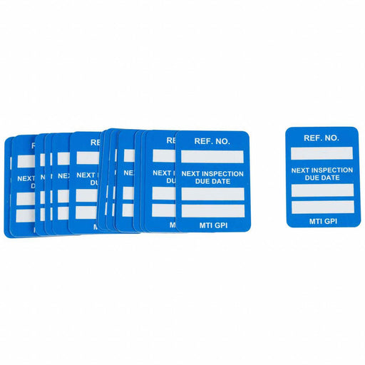 Tag White/Blue 1-3/4inH 1-1/4inW PK100