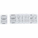 Tag Black/White 1-3/4inH 1-1/4inW PK100
