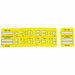 Microtag(r) Inspection Insr Bk/Yel PK100