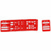 Tag White/Red 1-3/4inH 1-1/4inW PK100