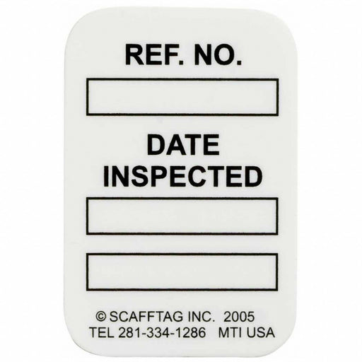 Microtag(r) Inspected Insr Bk/Wht PK100