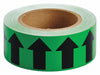 D3613 Arrow Tape Green 2in W 90ft Roll L