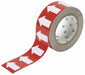 D3614 Arrow Tape Red 4in W 90ft Roll L