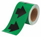 D3614 Arrow Tape Green 4in W 90ft Roll L