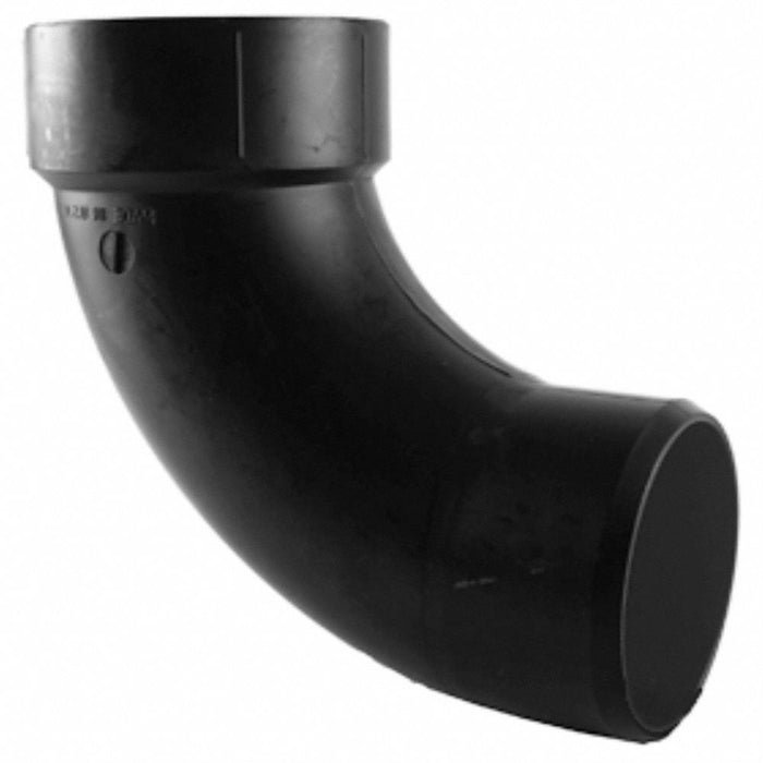 ABS 90ExtendedRadiusElbow 3in 3in
