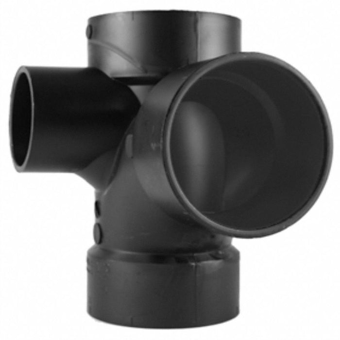 ABS SanitaryTee 3in 3inHub 3in 2inHub