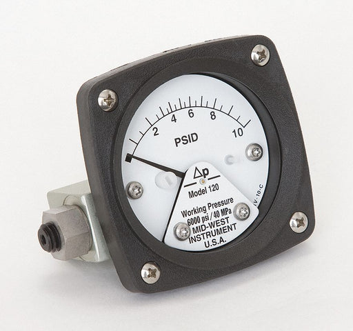 D0755 Pressure Gauge 0 to 10 psi