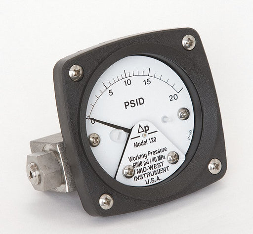 D0755 Pressure Gauge 0 to 20 psi