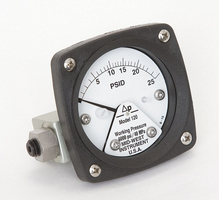 Pressure Gauge 0 to 25 psi