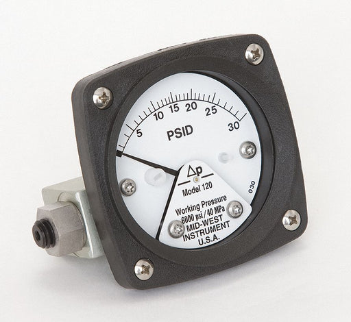 D0754 Pressure Gauge 0 to 30 psi