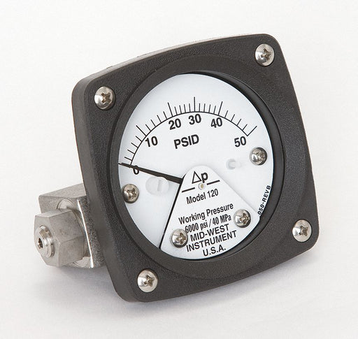 D0755 Pressure Gauge 0 to 50 psi