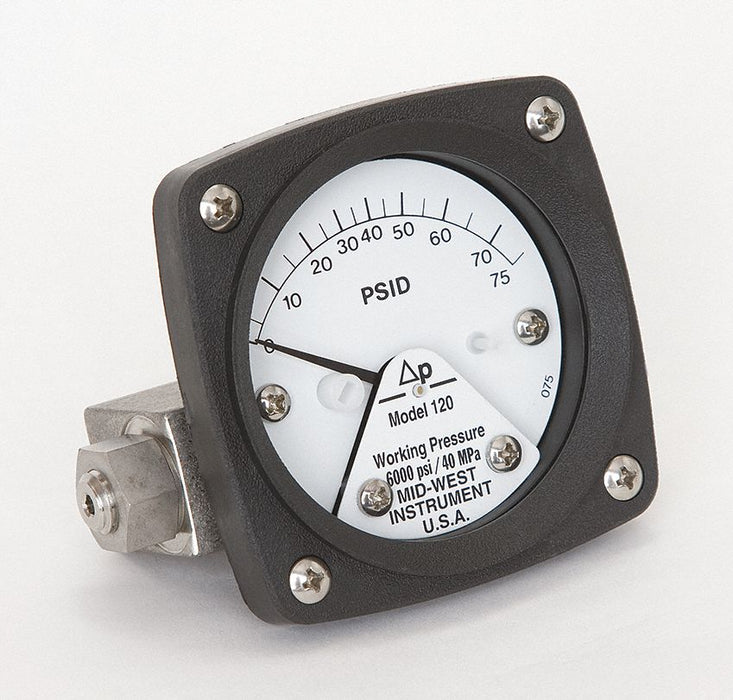 D0754 Pressure Gauge 0 to 75 psi