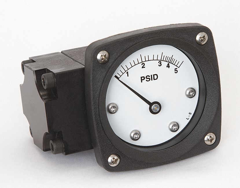 D0756 Pressure Gauge 0 to 5 psi