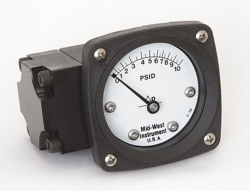 D0756 Pressure Gauge 0 to 10 psi