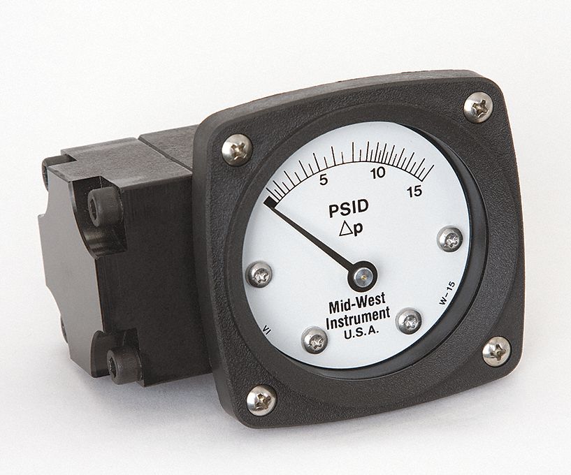 D0756 Pressure Gauge 0 to 15 psi