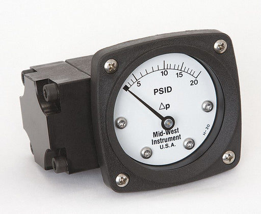 D0756 Pressure Gauge 0 to 20 psi