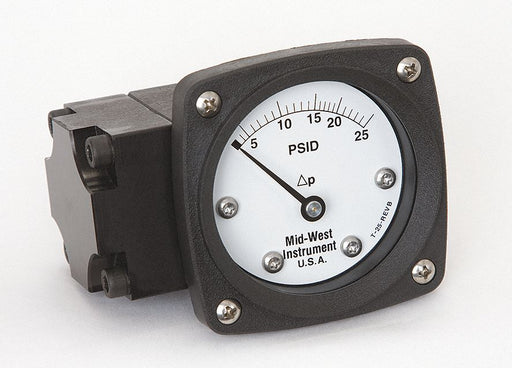 D0756 Pressure Gauge 0 to 25 psi