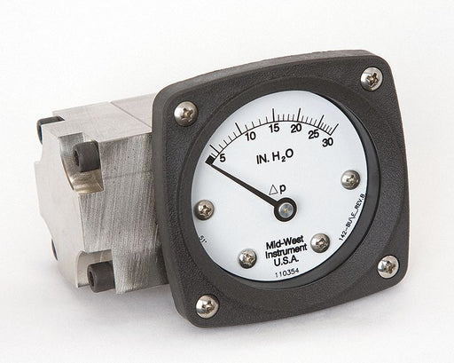 D0757 Pressure Gauge 0 to 30 In H2O