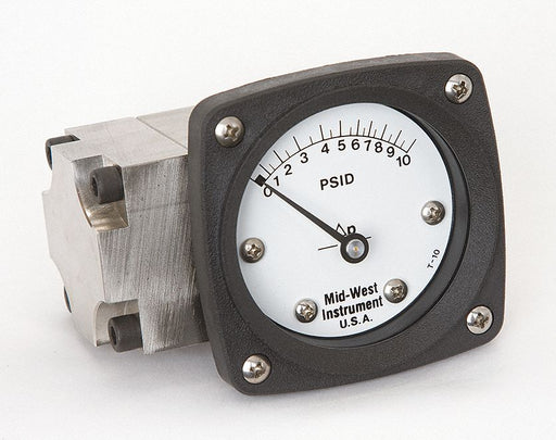 D0757 Pressure Gauge 0 to 10 psi