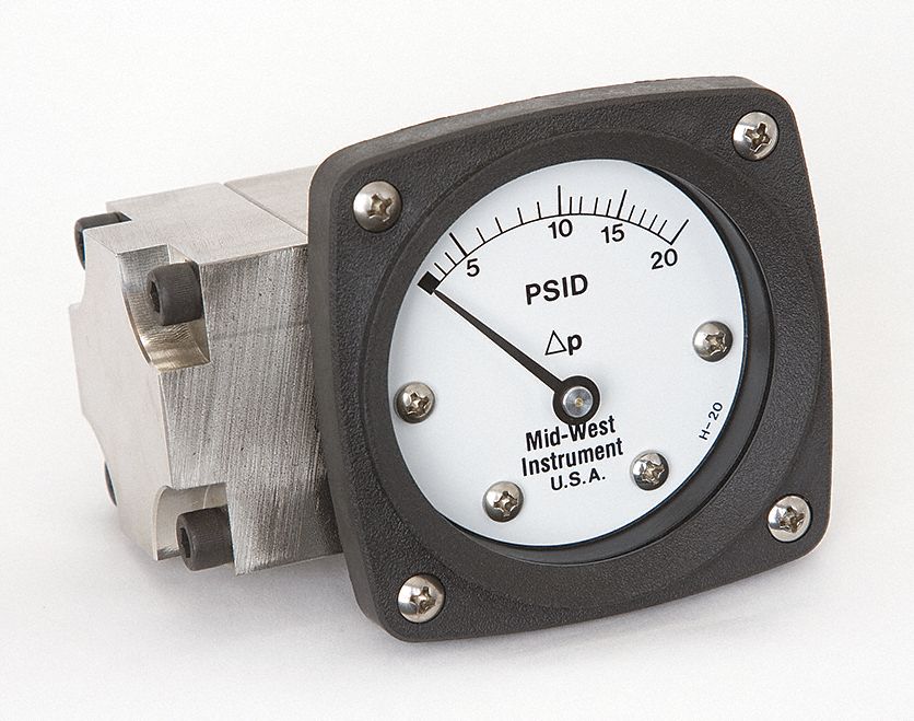 D0757 Pressure Gauge 0 to 20 psi