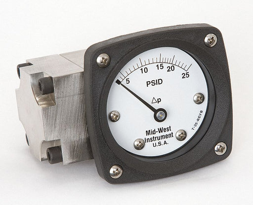Pressure Gauge 0 to 25 psi