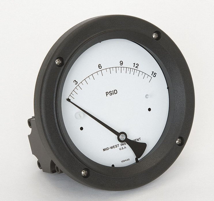 Pressure Gauge 0 to 15 psi