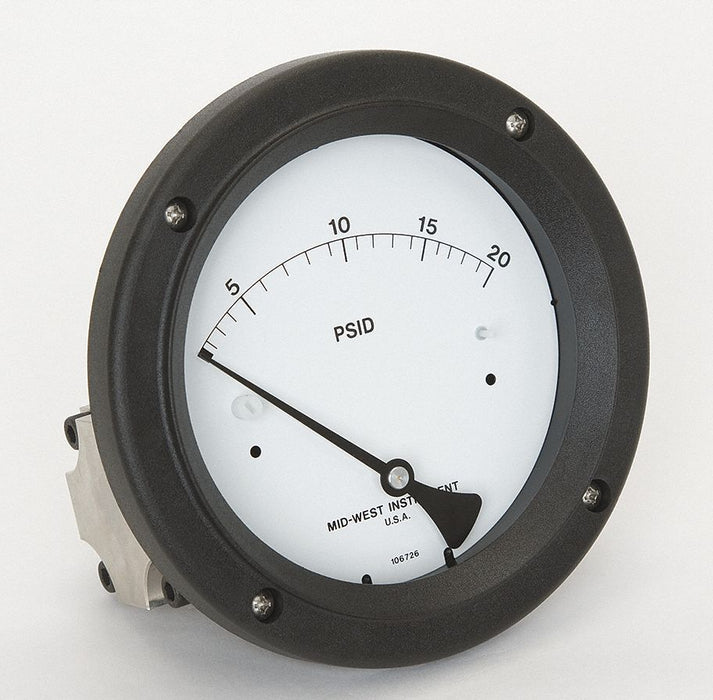 D0759 Pressure Gauge 0 to 20 psi