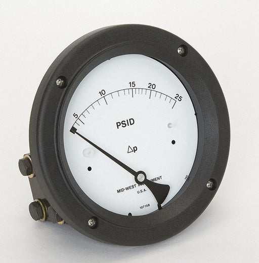 D0758 Pressure Gauge 0 to 25 psi