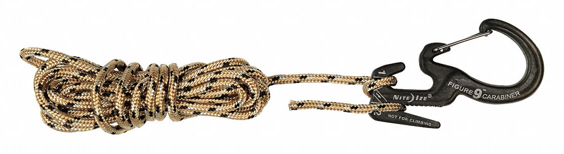 Rope Tightener 50 lb Black 2 3/4 L PK2