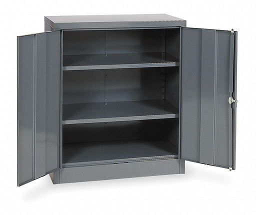 Storage Cabinet 42 x36 x18 Gray 2Shlv