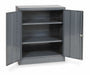 Storage Cabinet 42 x36 x18 Gray 2Shlv