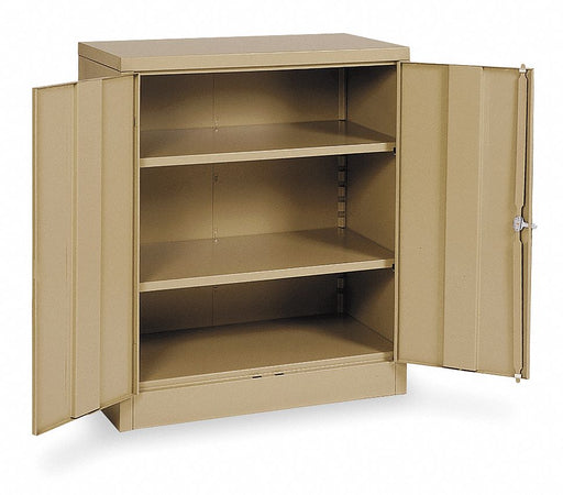Storage Cabinet 42 x36 x18 Tan 2Shlv