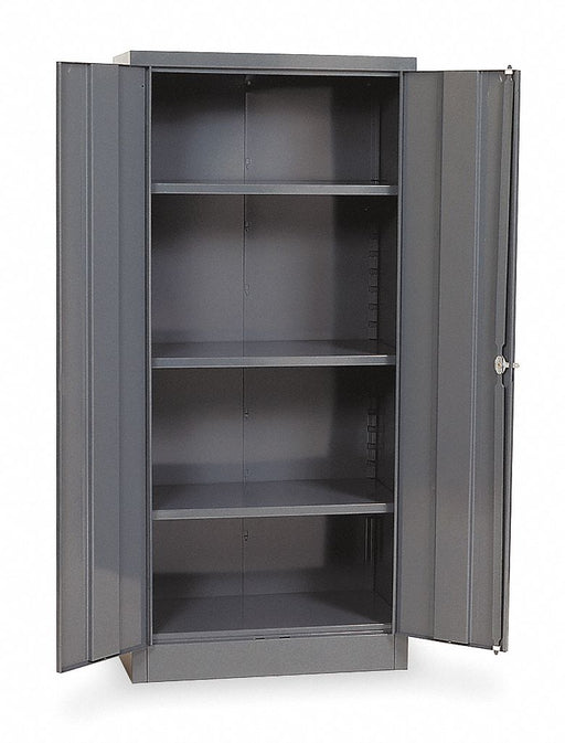 F8660 Storage Cabinet 66 x30 x15 Gray 3Shlv