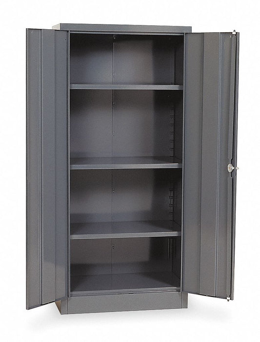 F8660 Storage Cabinet 66 x30 x15 Gray 3Shlv
