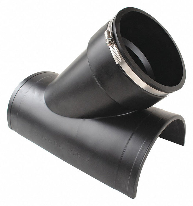 Flexible Tap Saddle Wye PVC 6 Pipe Size