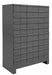 Enclosed Bin Shelving 48 H 60 Bins Gray