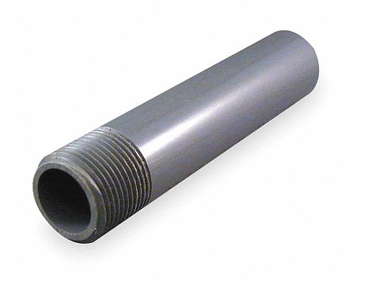 Pipe Nipple PVC Gray 1/2 in NPT